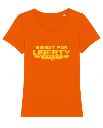 Sweat For Liberty Bright Orange