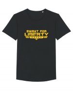Sweat For Liberty Tricou mânecă scurtă guler larg Bărbat Skater