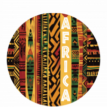 AFRICA - GEOMETRIC FLORAL - TRADITIONAL AFRICAN