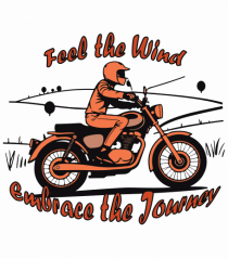 Vintage Wheels - Feel the wind, embrace the journey BLTM8-02