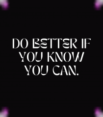 do better if you know you can2
