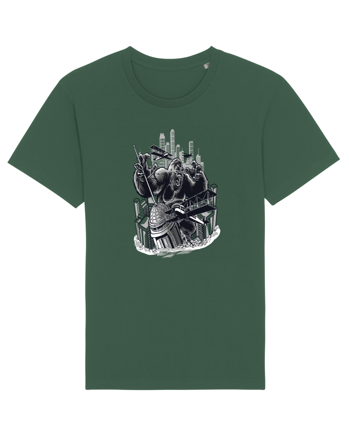 Tricou mânecă scurtă Unisex Rocker Bottle Green