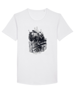 Classic Gorilla Tricou mânecă scurtă guler larg Bărbat Skater