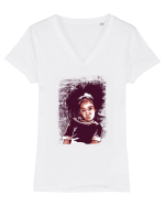 Stain Hair Tricou mânecă scurtă guler V Damă Evoker