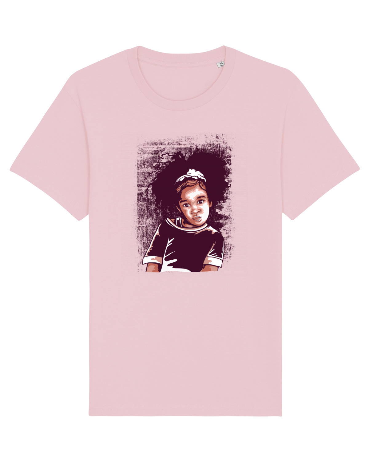 Tricou mânecă scurtă Unisex Rocker Cotton Pink