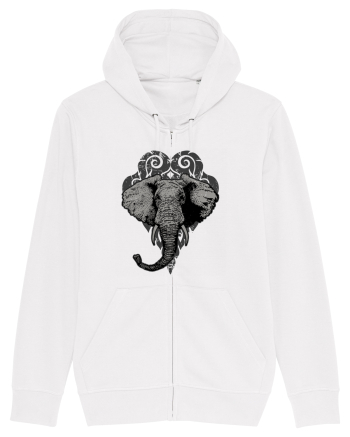 Retro Elephant White