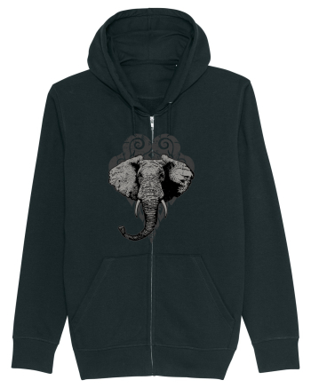 Retro Elephant Black