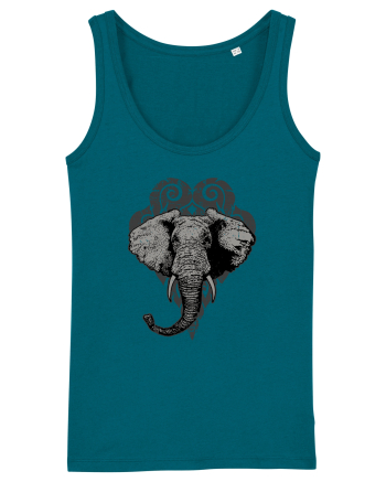 Retro Elephant Ocean Depth