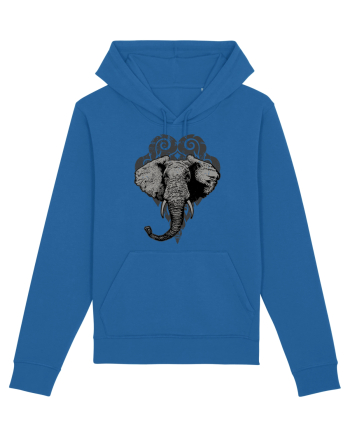 Retro Elephant Royal Blue