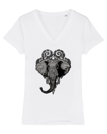 Retro Elephant White