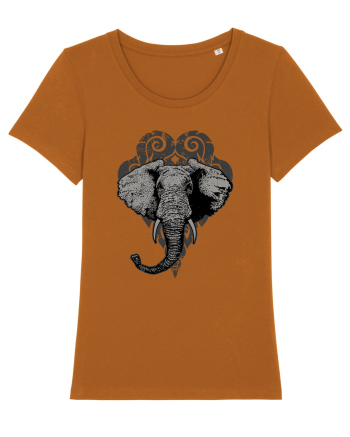 Retro Elephant Roasted Orange