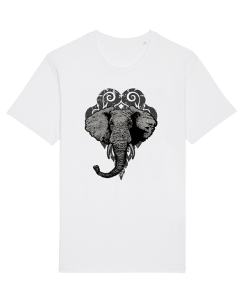 Retro Elephant White
