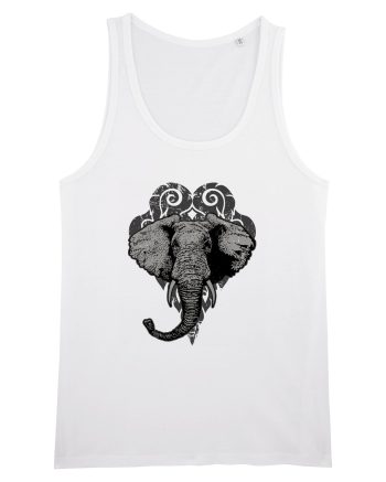Retro Elephant White