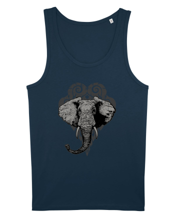 Retro Elephant Navy