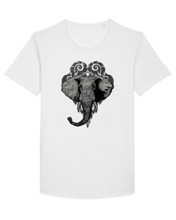 Retro Elephant White