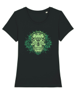 Dia De Los Muertos Tricou mânecă scurtă guler larg fitted Damă Expresser