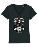 Devil Tricou mânecă scurtă guler V Damă Evoker