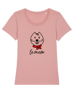 Le Meow - Pisica din Paris Tricou mânecă scurtă guler larg fitted Damă Expresser