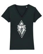 Graphic Idea Tricou mânecă scurtă guler V Damă Evoker