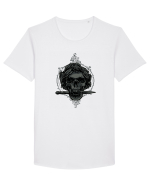 Caesar Skull Tricou mânecă scurtă guler larg Bărbat Skater