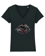 Beast Eye Tricou mânecă scurtă guler V Damă Evoker