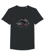 Beast Eye Tricou mânecă scurtă guler larg Bărbat Skater