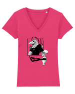 Preot Varcolac Tricou mânecă scurtă guler V Damă Evoker