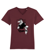 Preot Varcolac Tricou mânecă scurtă guler V Bărbat Presenter