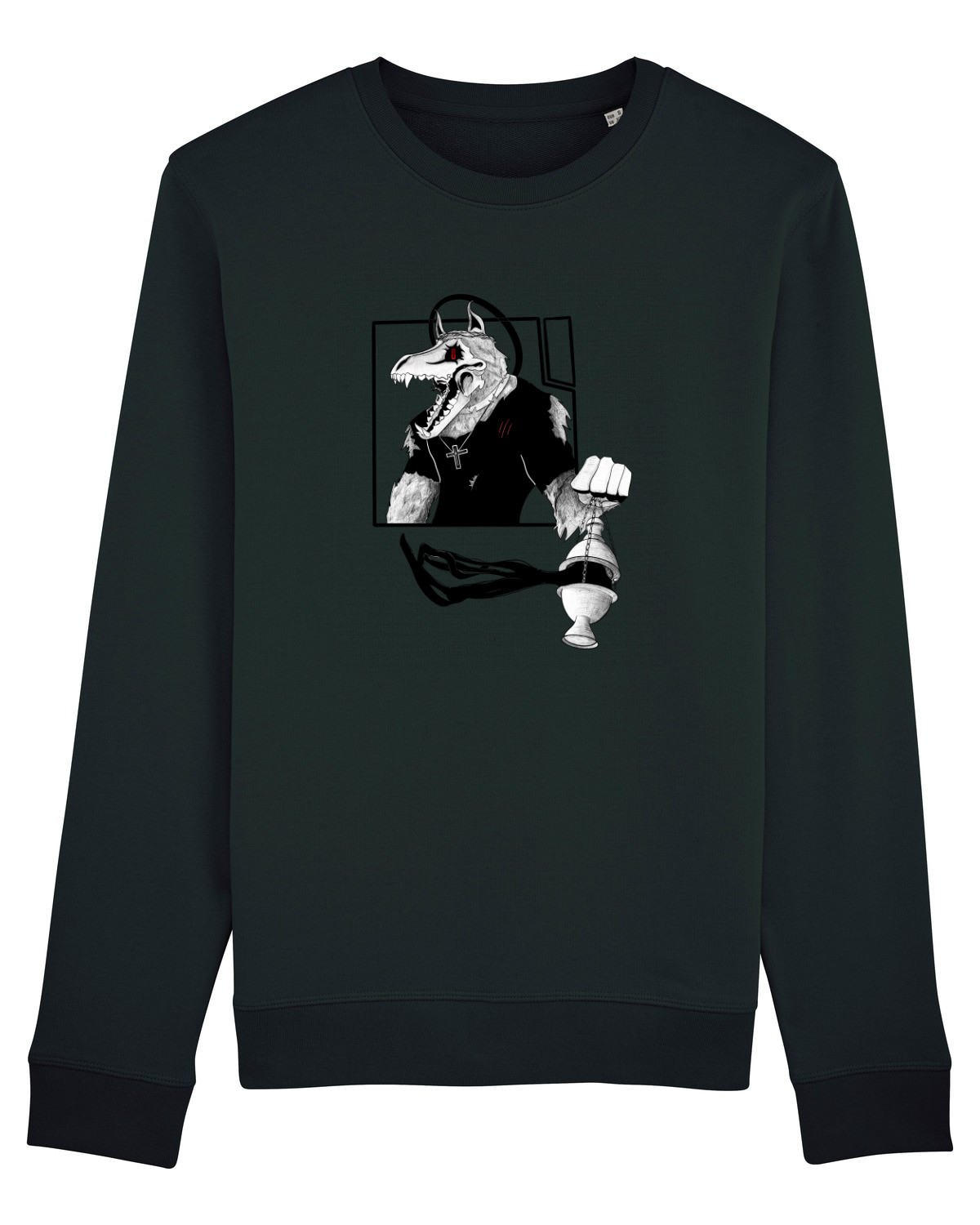 Bluză mânecă lungă Unisex Rise Black