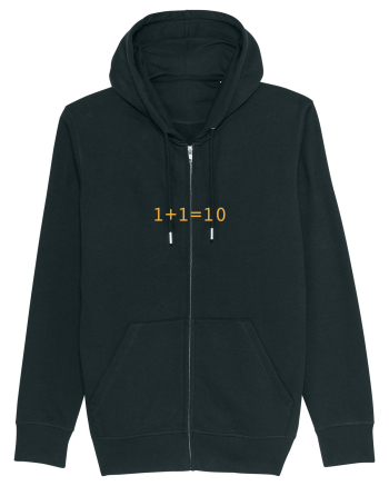 1+1=10 (in binary) Black