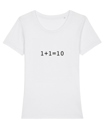 1+1=10 (in binary) White
