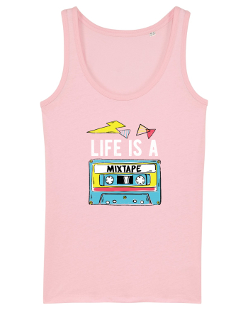 Life is a Mixtape - Casetă Retro Cotton Pink