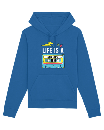 Life is a Mixtape - Casetă Retro Royal Blue