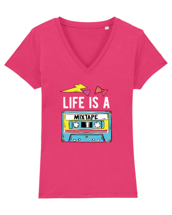 Life is a Mixtape - Casetă Retro Raspberry