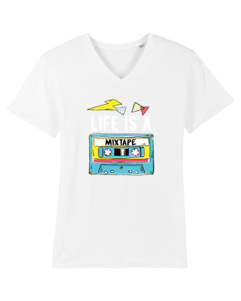 Life is a Mixtape - Casetă Retro White