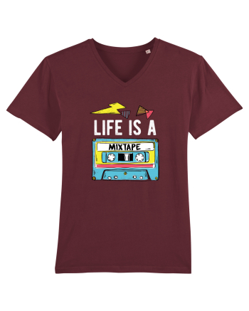 Life is a Mixtape - Casetă Retro Burgundy
