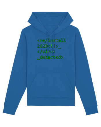 Reinstall 2020 virus detected Royal Blue