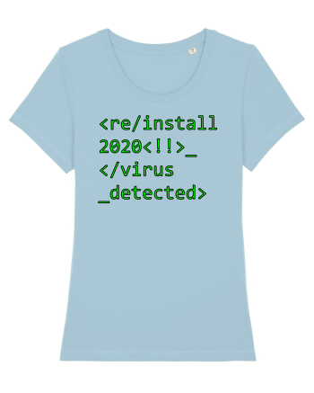 Reinstall 2020 virus detected Sky Blue