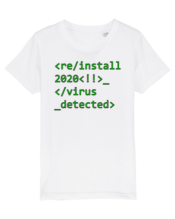 Reinstall 2020 virus detected White