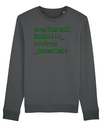 Reinstall 2020 virus detected Anthracite