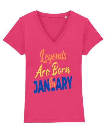 Legends Are Born In January Raspberry