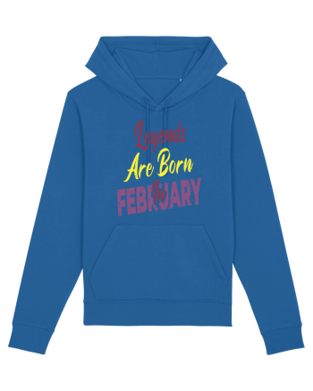 Legends Are Born In February Royal Blue