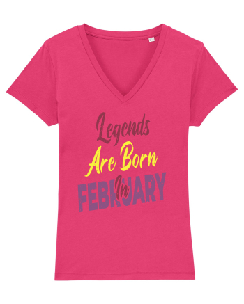 Legends Are Born In February Raspberry