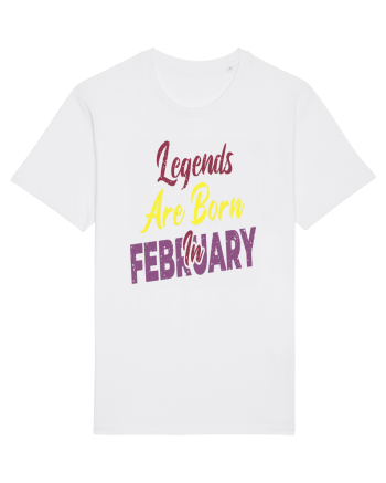 Legends Are Born In February White