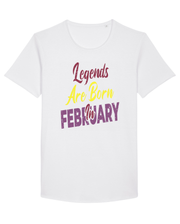 Legends Are Born In February White