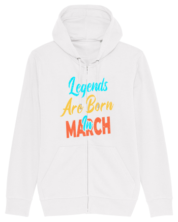 Legends Are Born In March White