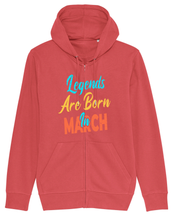 Legends Are Born In March Carmine Red