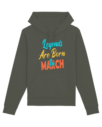 Legends Are Born In March Khaki
