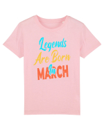 Legends Are Born In March Tricou mânecă scurtă  Copii Mini Creator