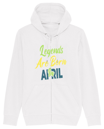 Legends Are Born In April White